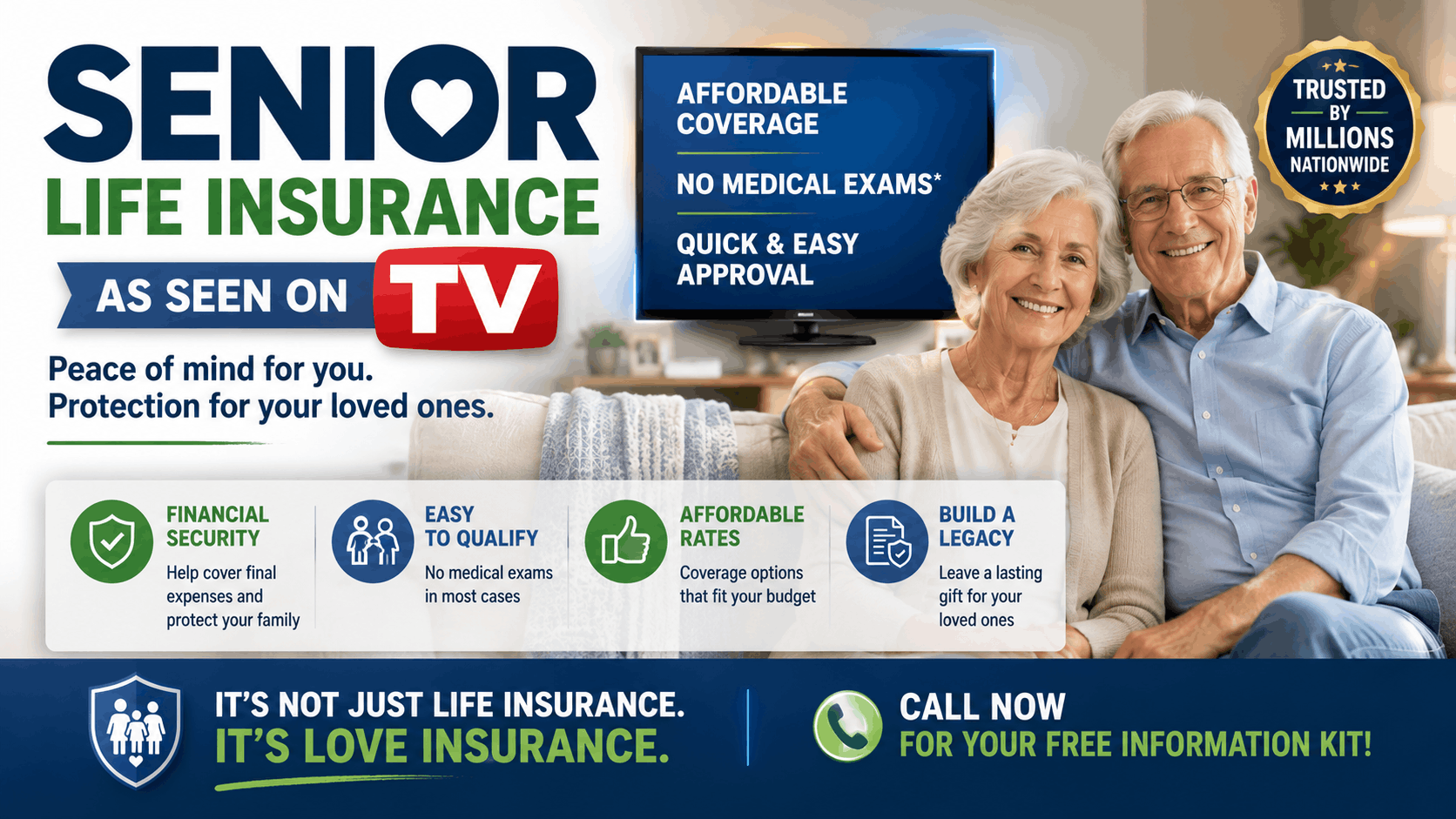Senior Life Insurance as Seen on TV